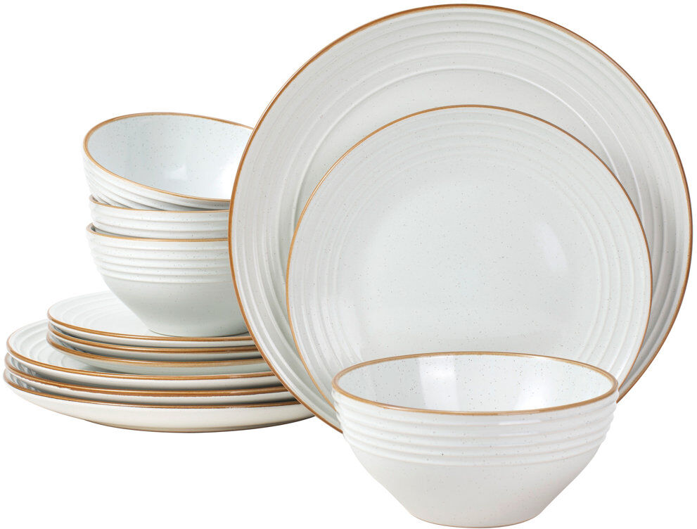 17 Stories Stoneware Dinnerware Set 12 Piece - Service for 4 White 12