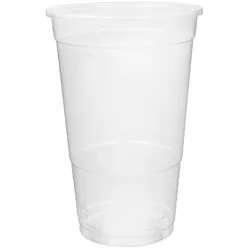 MONOUSO - Wiederverwendbare Plastikbecher PP Transparent 600ml Ø9,4cm (800 Stück)