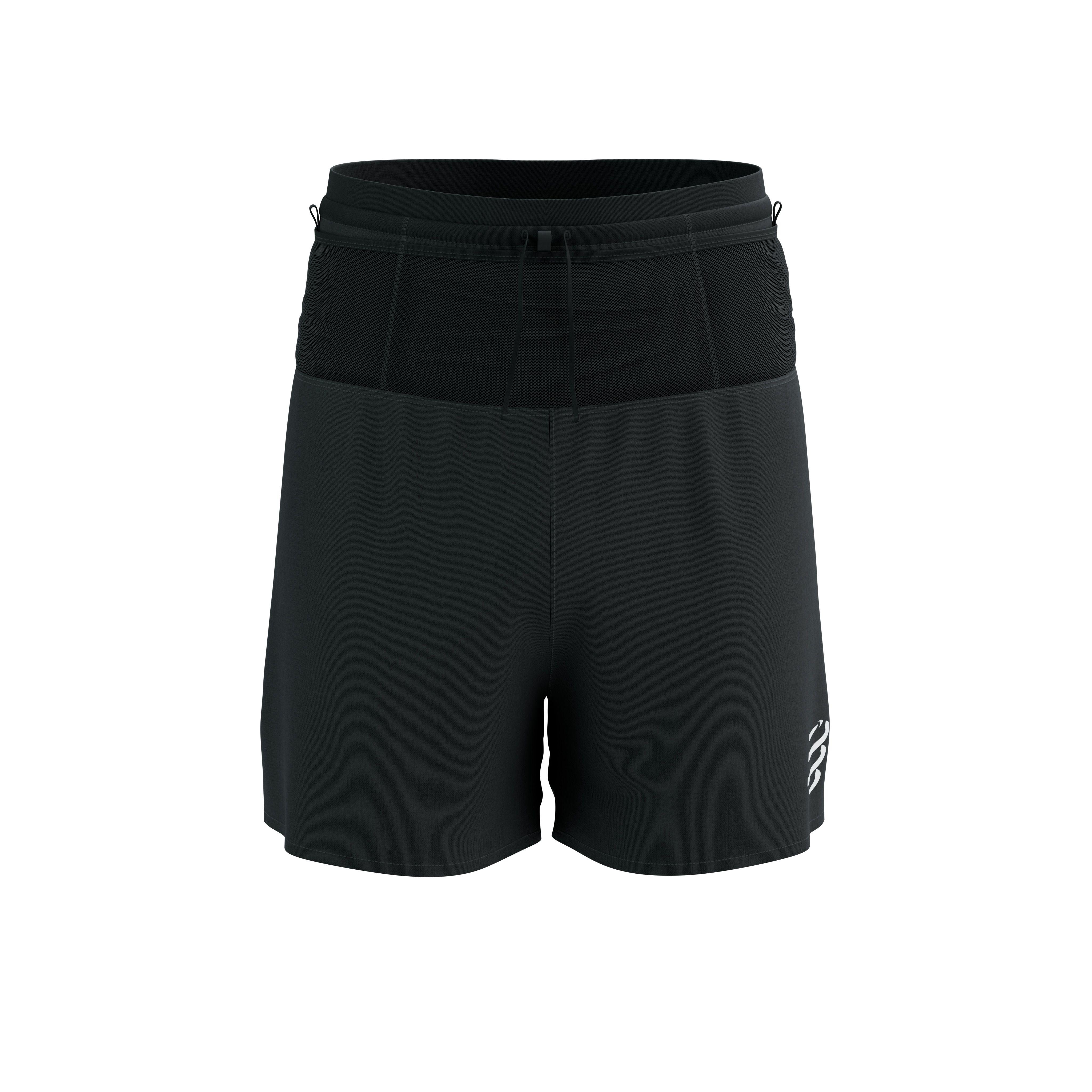Compressport Herren Trail Racing 2-In-1 Short schwarz