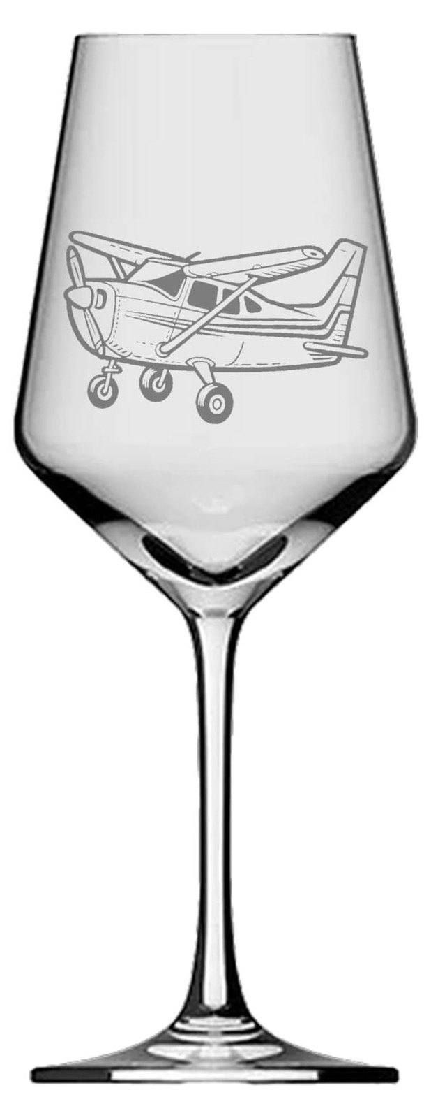 Dripio Wijnglas met vliegtuigmotief, 350 ml