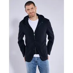 ENGBERS GERMANY Herren Sakko aus flexiblem Hightech-Material Blau slim fit uni - 56