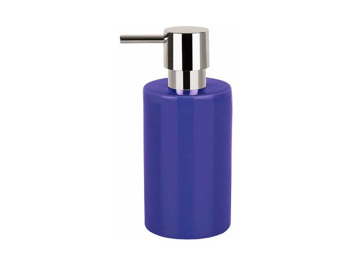Spirella Seifenspender Stoneware Tube Navy 16 × 7 × 7 cm