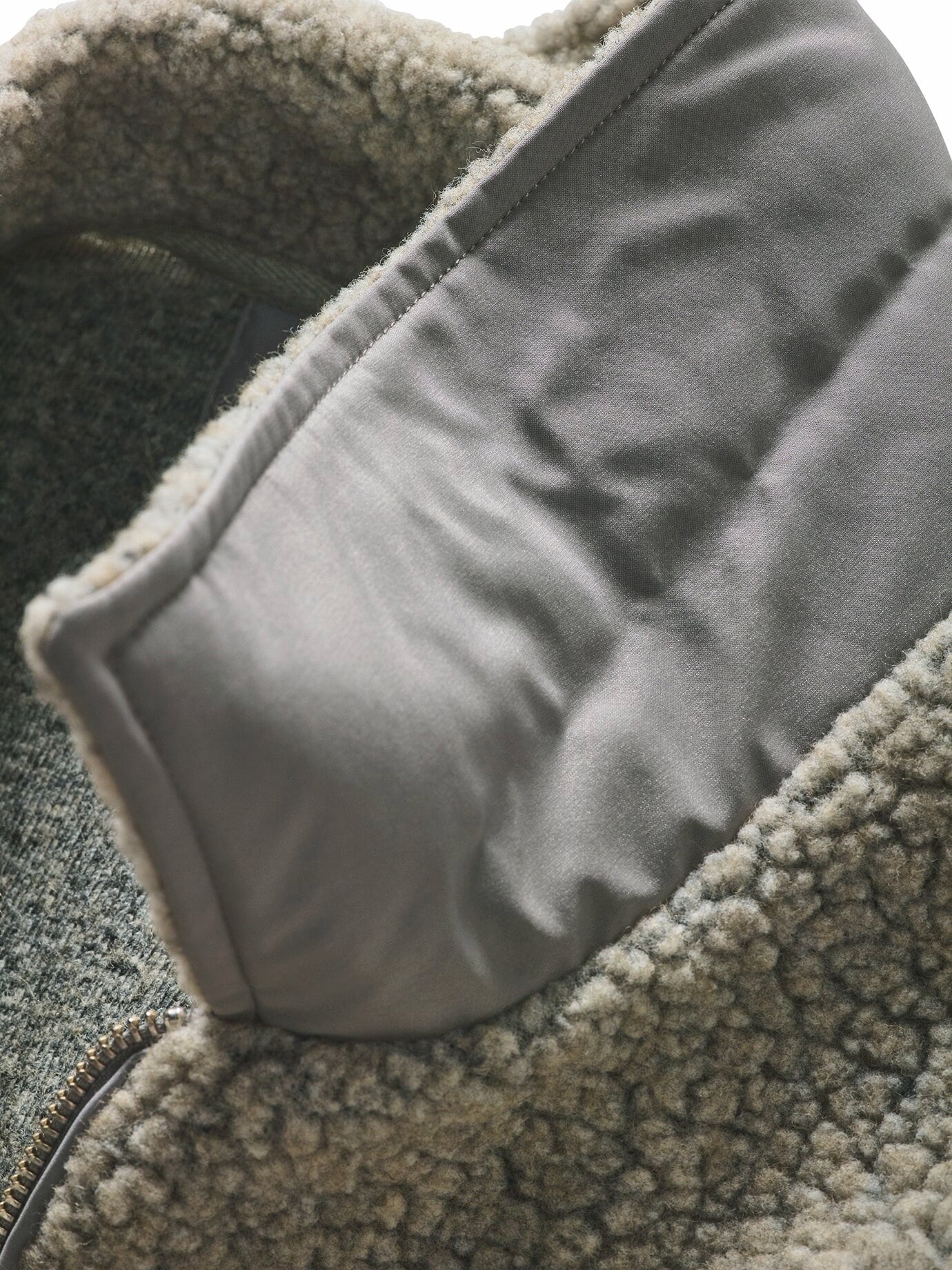 Mey & Edlich Entspannte Teddy-Jacke Grau L