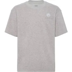 PLEIN SPORT Rundhals-T-Shirt, Größe M in Grau 71