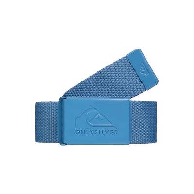 Stoffgürtel QUIKSILVER "Principal Schwack", Herren, blau (quiet harbor), Kunstfaser, Gürtel Stoffgürtel