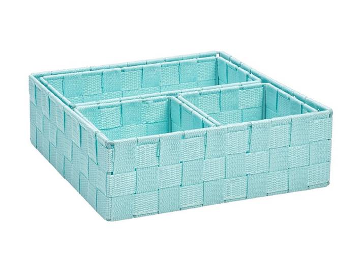 Set Aufbewahrungsboxen IRINA blau 26x26x8cm