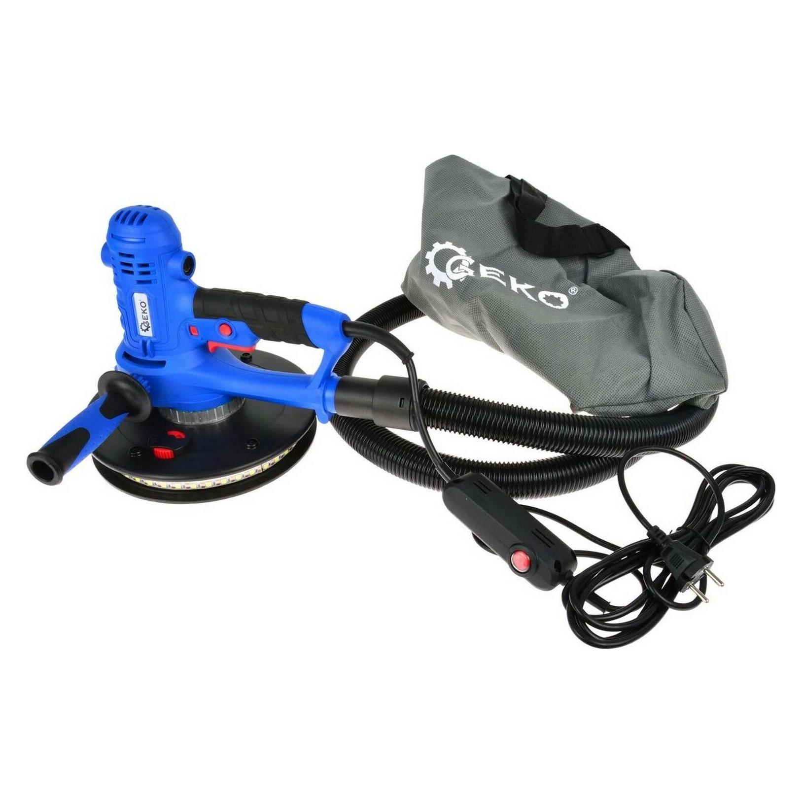GEKO Trockenbauschleifer 800W, 190mm, LED, Abfallsack (G80267)