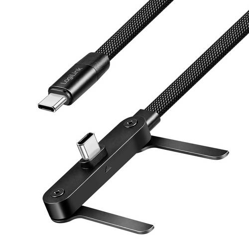 LogiLink USB-C Kabel USB 2.0 USB-C Stecker 1.5 m Schwarz CU0450