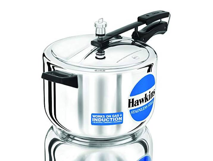 Hawkins Edelstahl-Schnellkochtopf mit Innendeckel, 8 l, Induktionskompatibilität