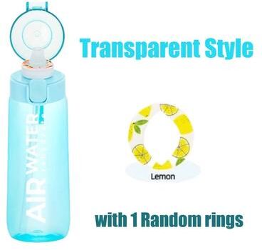 Uplift Picks ActiveHydro Fruit Infuser Water Bottle 750ml Flavor Pod Water Bottle For Fitness Sports And Outdoor Hydration blue 1 Ring
