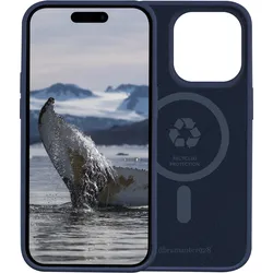 DBRAMANTE Monaco Silikon Case mit MagSafe für iPhone 15 Pro, pazifik blau