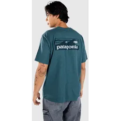 Patagonia Boardshort Logo Pocket Responsibili T-Shirt wetland blue Gr. S