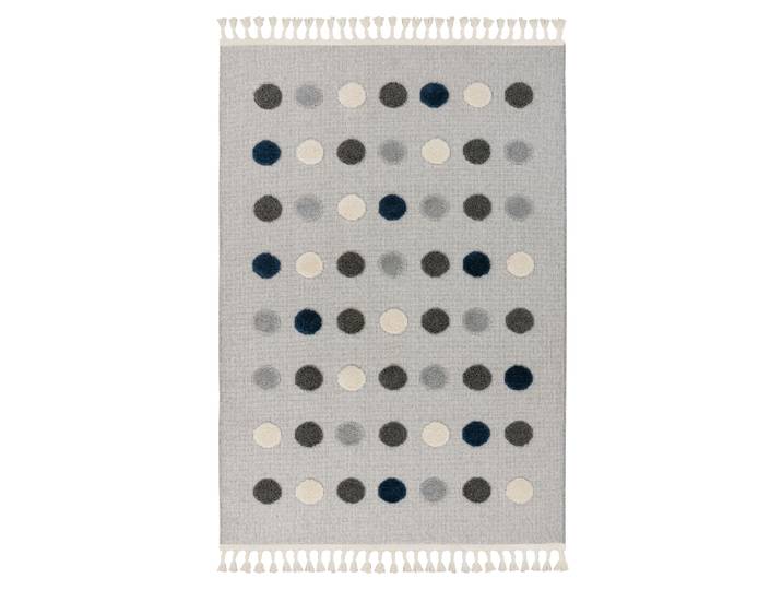Kinderteppich KAYOOM Modena 419 , grau, B:120cm H:11mm L:170cm, Polypropylen, Teppiche, Kinderteppich, auch in rund, Kurzflor, Hoch Tief, mit Fransen
