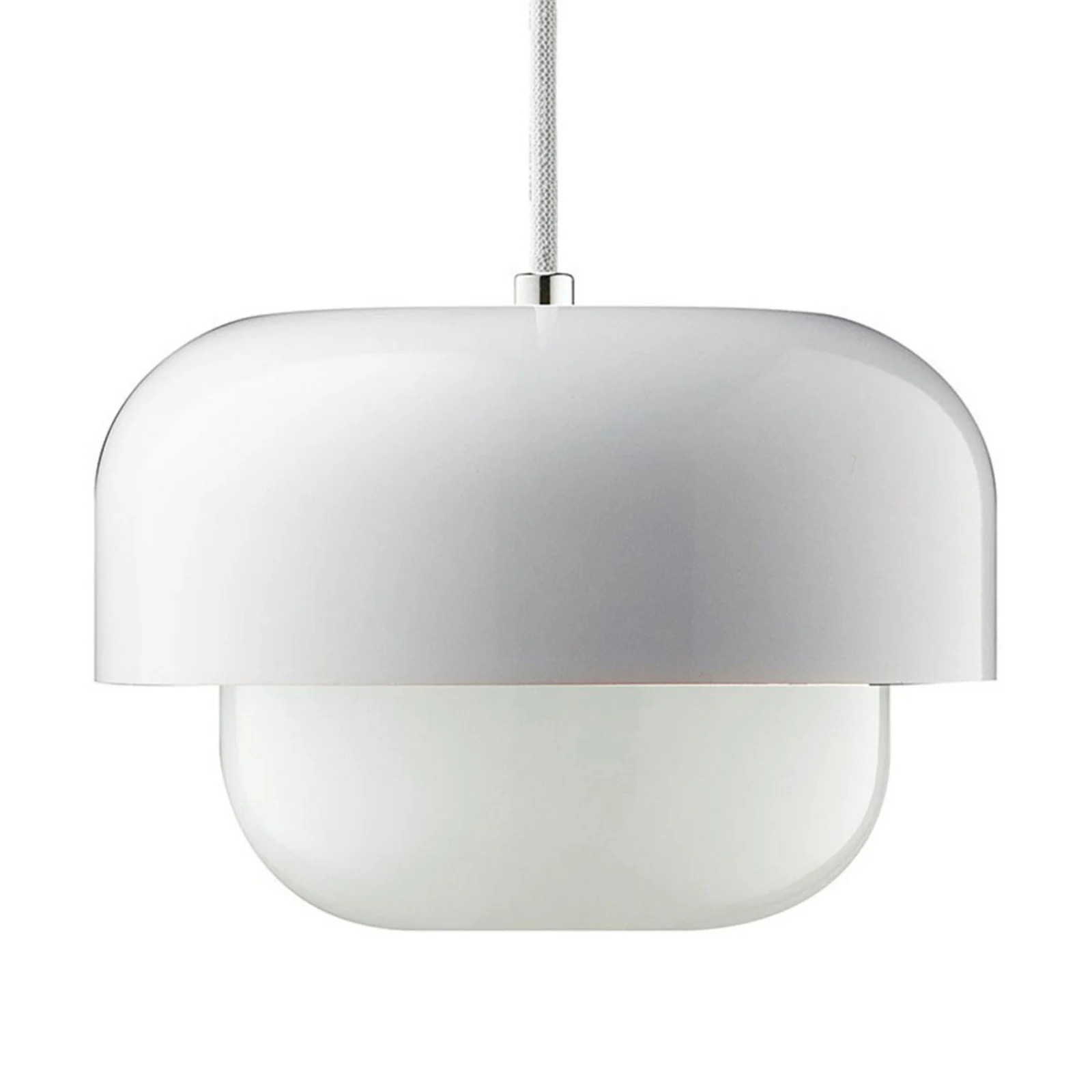 Dyberg Larsen Haipot hanglamp wit - Scandinavisch design - Metaal