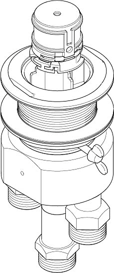 Dornbracht Gehäuse Thermostat Wanne 0417010420090 roh