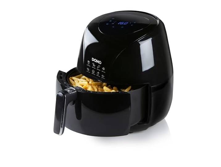 DOMO DO533FR Deli-fryer/Heißluftfritteuse - 5 L - 2000 W - LCD Anzeige - Schwarz
