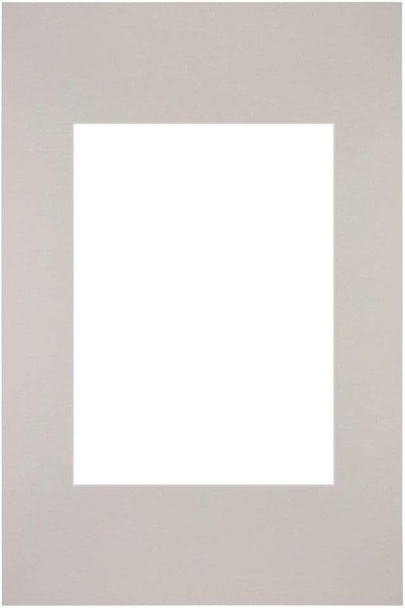 Passe-partout Grijs Graniet Karton Rand Recht 20x30 cm