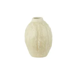 HOME STORY Vase   ¦ beige ¦ Steinzeug ¦ Maße (cm): B: 14,5 H: 20