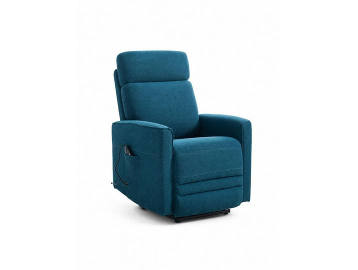 JVmoebel Relaxsessel Elektrischer Relaxsessel Blau mit verstellbarer Rückenlehne und (1-St., 1-tlg), Made in Europa
