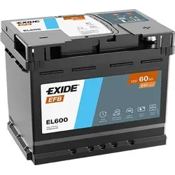 Exide EL600 Start-Stop EFB 12V 60Ah 640A Autobatterie