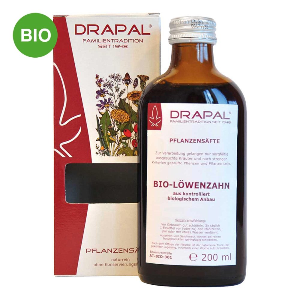 ALLPHARM Vertriebs GmbH Löwenzahnblätter Bio Pflanzensaft Drapal 09669348