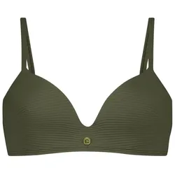 TEN CATE Plunge Padded Bikini Top - Deep Olive - 40B