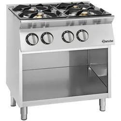 Bartscher 4 Flammen Gasherd 900 OU