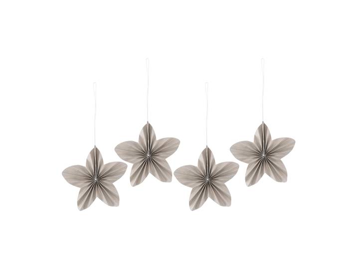 Scandi Living Décorations de Noël Twinkle lot de 4 Beige
