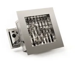 Konstsmide Deckeneinbauleuchte, Edelstahl, ohne Glas (7092-000)