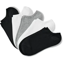 Tchibo - 5 Paar Sneakersocken - Damen - Gr. 39-42 - schwarz