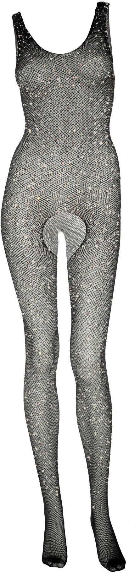 Leg Avenue Combinaison Résille sans manche 89232 Noir