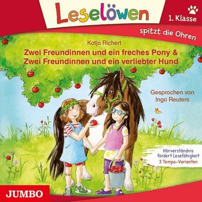 Zwei Freundinnen und ein freches Pony & Zwei Freundinnen und ein verliebter Hund - Katja Riechert, CD, 9783833743276
