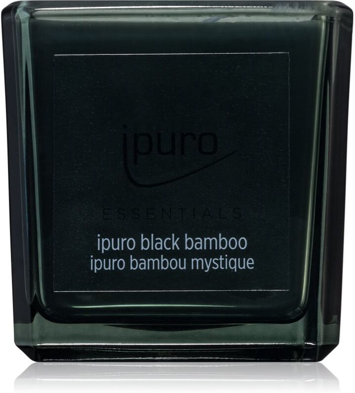 ípuro Essentials Black Bamboo bougie parfumée 125 g