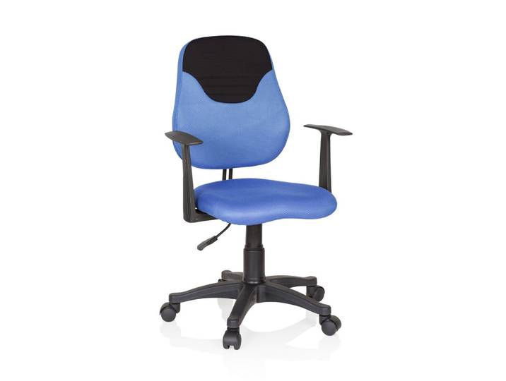 Jugenddrehstuhl KIDDY GTI 3 Blau, Schwarz