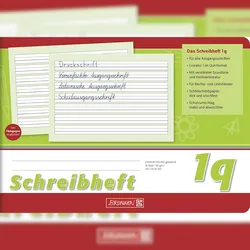 BRUNNEN Schreibheft A5quer Lineatur 1q 16 Blatt 1045941