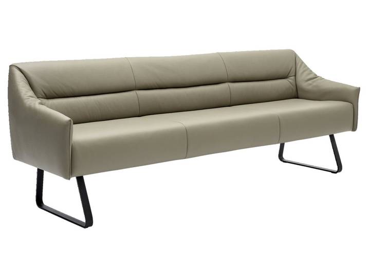Musterring Sitzbank MR JUSTB!, beige, Leder