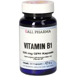 VITAMIN B1 100 mg GPH Kapseln 30 St