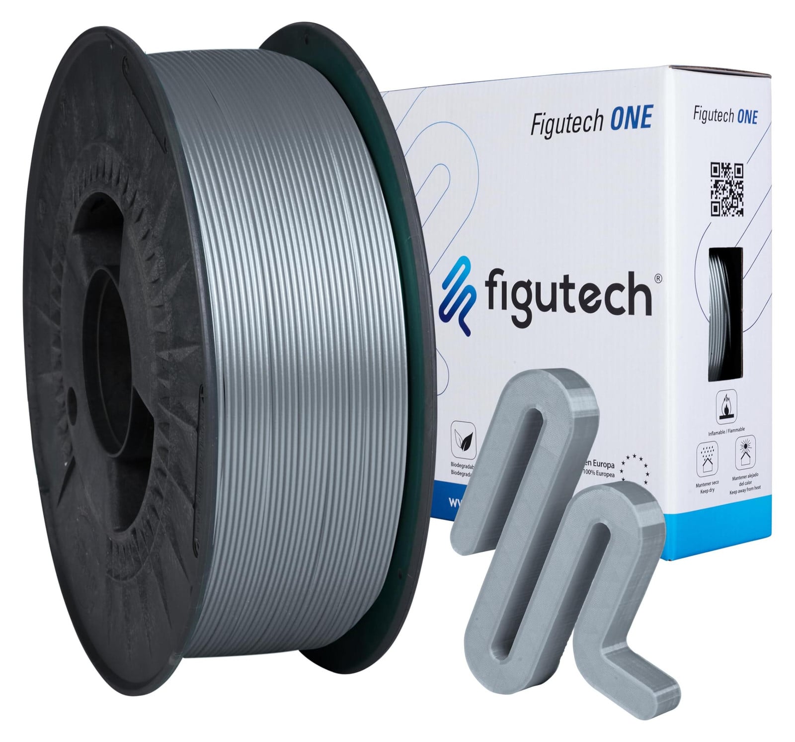 Selius PLA-filament 1,75 mm, 1 kg, zilver