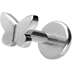 Titan Labret mit Push Fit SCHMETTERLING