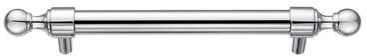 "Utopia Alley Vaduz Pull Handle - Polished Chrome Cabinet Drop Pull Handles, 5.0"" Center to Center"