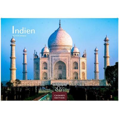 Indien Kalender 2027 – Wandkalender | Fotokalender Asien 35x50cm Grosses Format - Entdecken Sie die vielfältige Kultur Indiens in 12 faszinierenden