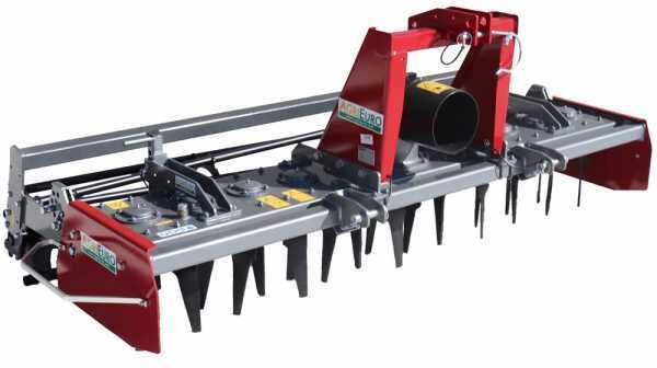 AgriEuro TOP-LINE Kreiselegge RH230 - Arbeitsbreite 230 cm - 22 Zinken - mittelschwere Reihe - Käfigwalze