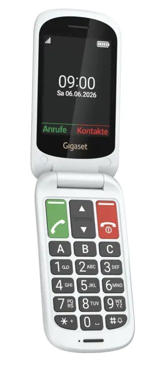 Gigaset GL40 4G Smartphone 7,11 cm (2.8 Zoll) 0,3 MP Single SIM (Silber) S30853-H1255-R10