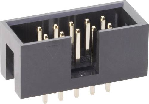 BKL Electronic 10120552 Stiftleiste ohne Auswurfhebel Rastermaß: 2.54mm Polzahl Gesamt: 8 Anzahl Reihen: 2