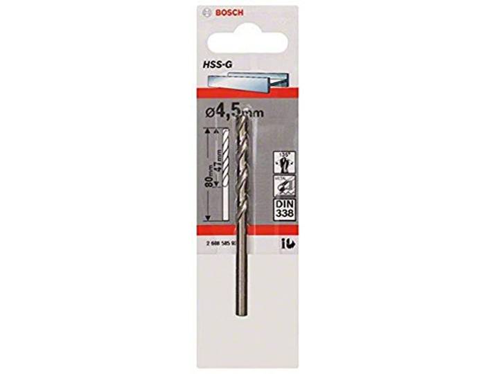 2608585920 Bosch 4.5X47X80 HSS-G METAL DRILL BIT DIN338