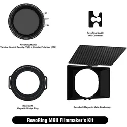 H&Y REVORING MkII Video Kit 67-82mm (RNC82-II + RBR-82 + RMBOX + RC01) (82 mm), Objektivfilter, Grau, Schwarz
