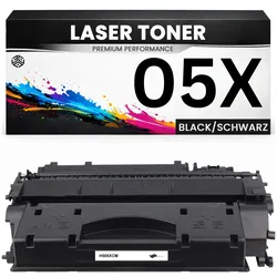 XXL Toner kompatibel für HP CE505X(05X) LaserJet P2055D/P2055DN/P2055X;Canon IR-1133/1133A/1133IF in Schwarz