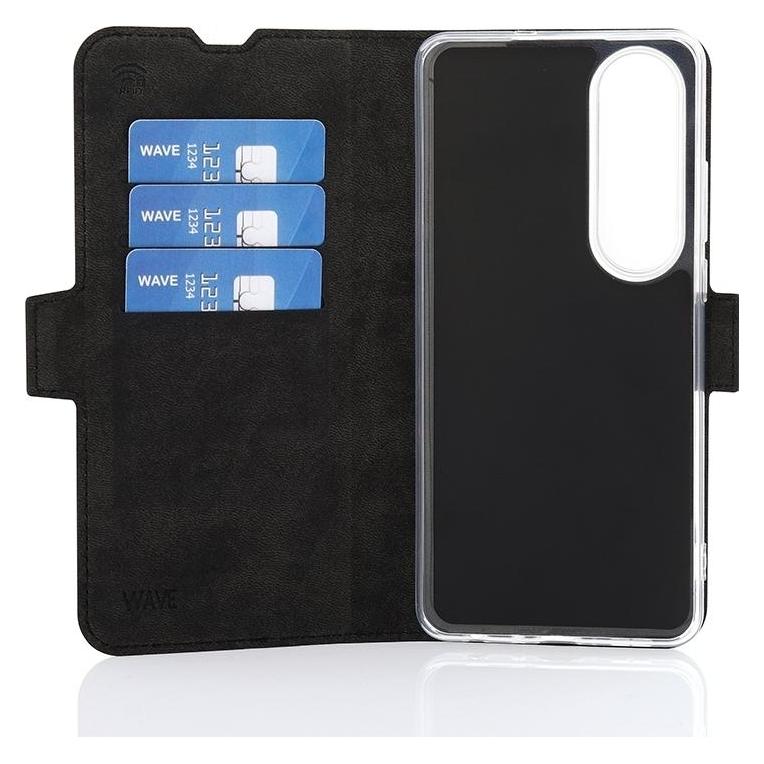 Wave BookCase-Hülle, OnePlus Nord CE4 Lite, schwarz (OnePlus Nord CE 4 Lite) (WAVE-BC-OP-CE4L-BK)