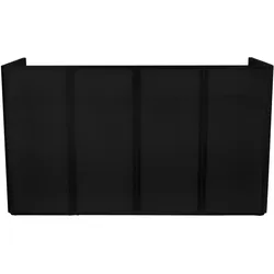 Omnitronic Wechselcover für Large Mobile DJ Stand schwarz, DJ Möbel, Schwarz
