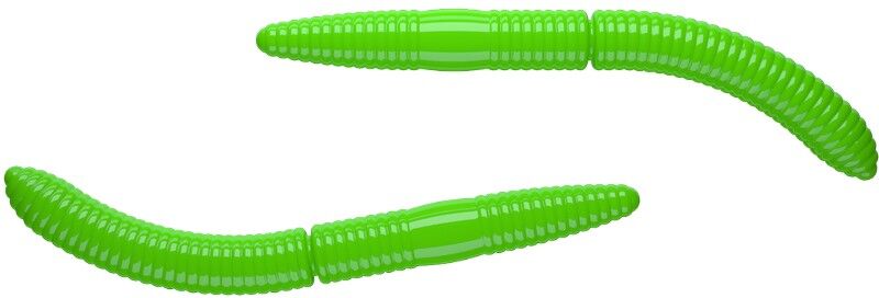 Libra Lures Fatty D'Worm 65 Cheese-026 - Hot Green